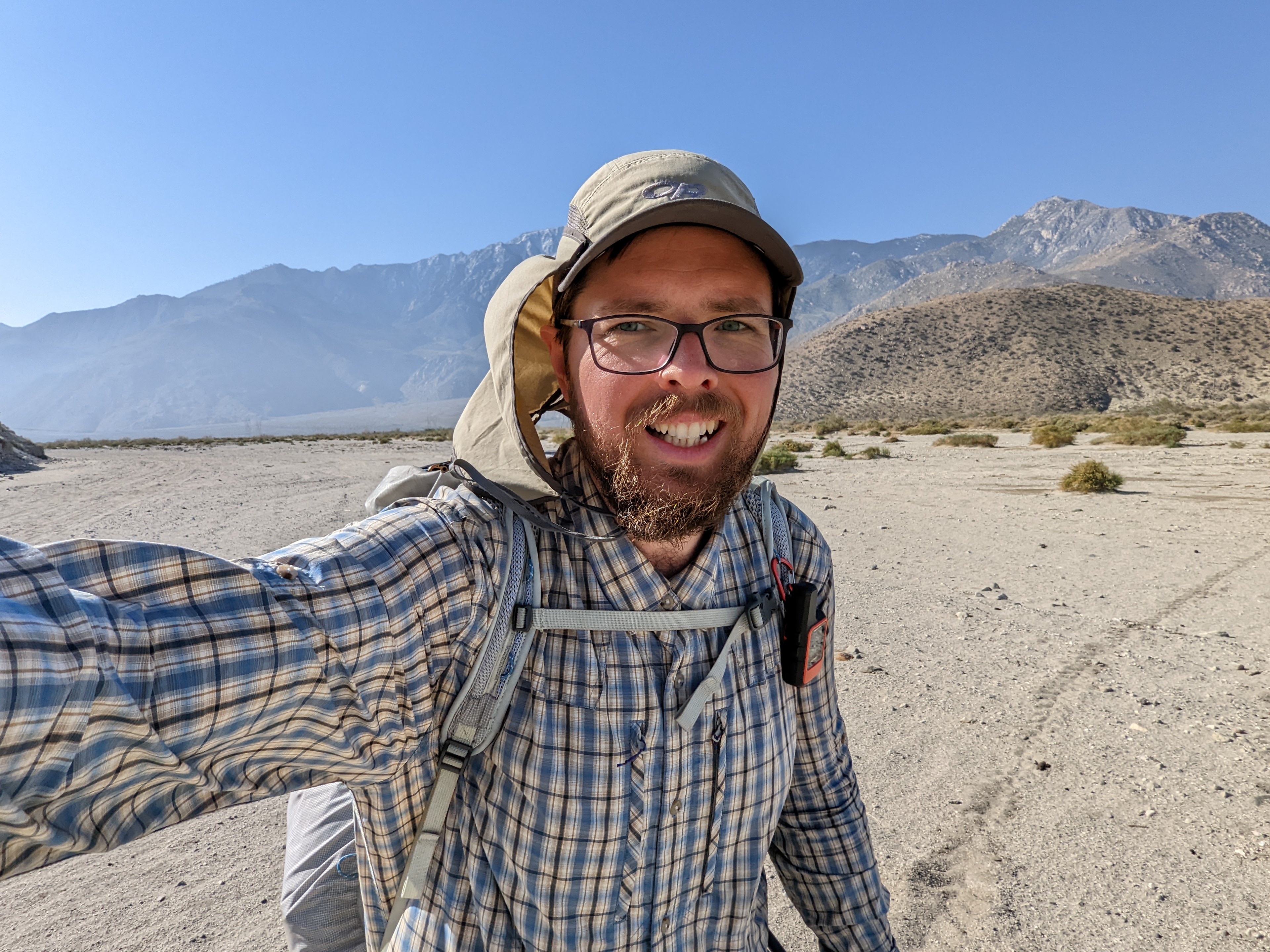 Self-portrait, San Jacinto foothills